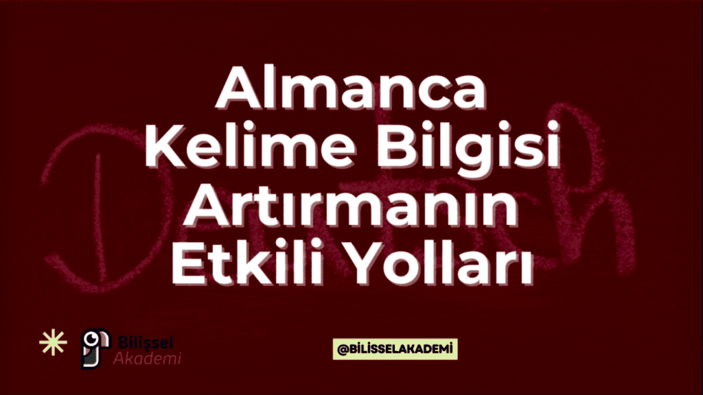 Almanca Kelime Bilgisi