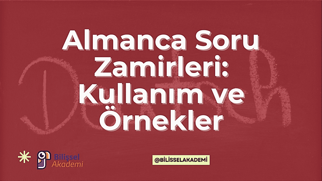 Almanca Soru Zamirleri