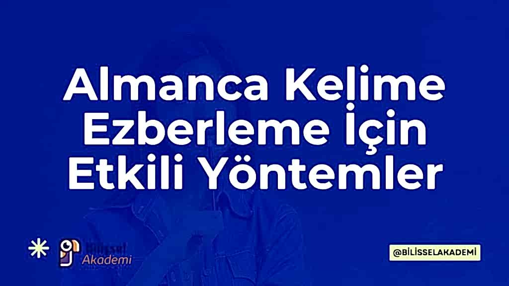 Almanca kelime ezberleme