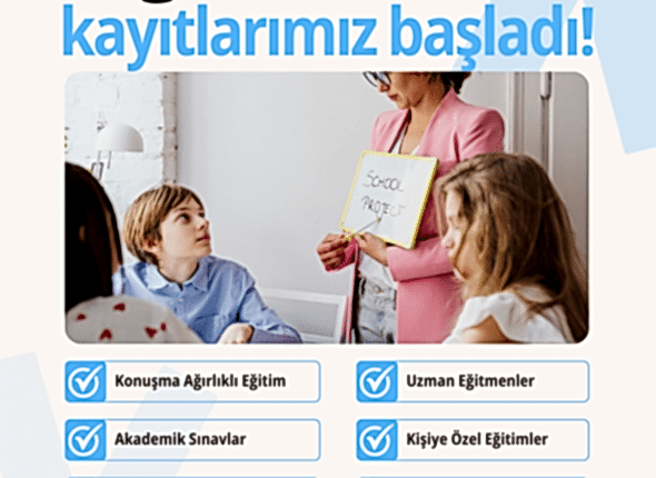 Ankara 3. sınıf İngilizce kursu